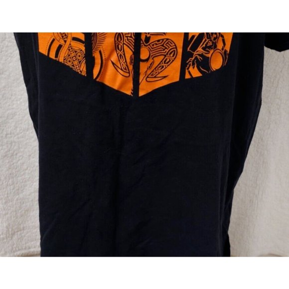 Call of Duty Black Ops 4 Black Orange Short Sleeve Activision 2018 T-Shirt - Picture 4 of 10